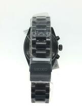 SEIKO◆PROSPEX/SPEEDTIMER/ソーラー腕時計/BLK/BLK/V192-0AF0/SBDL103_画像5