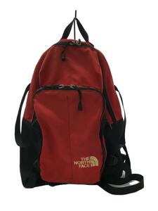 THE NORTH FACE◆リュックサック/デイパック/ナイロン/RED/バックパック