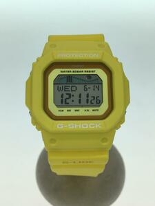 CASIO◆クォーツ腕時計_G-SHOCK/アナログ/ラバー/YLW