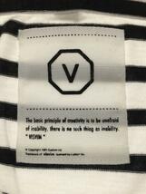 visvim◆Tシャツ/1/コットン/BLK/ボーダー_画像3