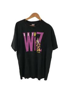 FRUIT OF THE LOOM◆90s/DB2 WIZ/Tシャツ/XL/コットン/BLK