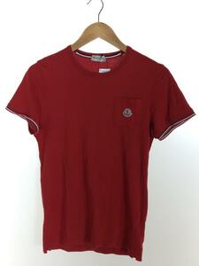 MONCLER◆Tシャツ/XS/コットン/RED