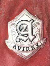 AVIREX◆AVIREX U.S.A. VERSITY/Vintage/1976LIMITED/レザージャケット/RED_画像9