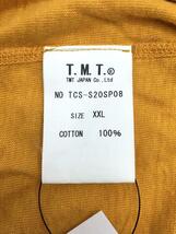 TMT◆Tシャツ/XXL/コットン/イエロー/TCS-S20SP08_画像4