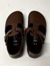 BIRKENSTOCK◆TICKEL/サンダル/22.5cm/ブラウン/レザー_画像3