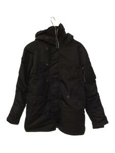 ALPHA INDUSTRIES◆フライトジャケット/S/ナイロン/BLK/20094-701/N3-B/Tight Jacket