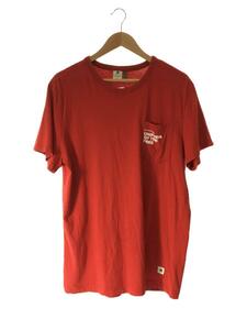 G-STAR RAW◆メンズkジュアル/Tシャツ/L/コットン/RED/made in bangladesh