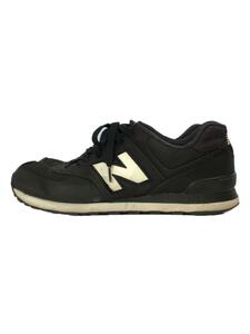 NEW BALANCE◆ML574/ブラック/27cm/BLK