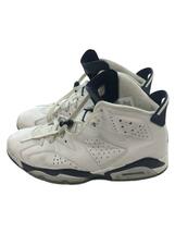 NIKE◆AIR JORDAN 6 RETRO_エア ジョーダン 6 レトロ/28cm/WHT_画像1