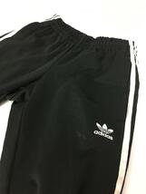 adidas◆SST TRACK PANTS/ボトム/XS/ポリエステル/BLK_画像3