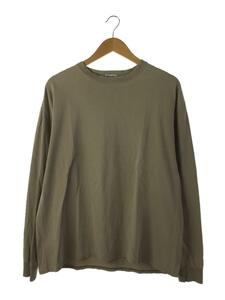 Steven Alan◆長袖Tシャツ/-/コットン/BEG/無地/8112-241-0180