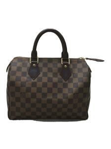 LOUIS VUITTON◆スピーディ25_ダミエ・エベヌ_BRW/PVC/BRW