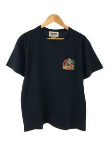 GUCCI◆Printed Heavy Cotton Jersey T-shirt/タグ付/Tシャツ/S/コットン/BLK