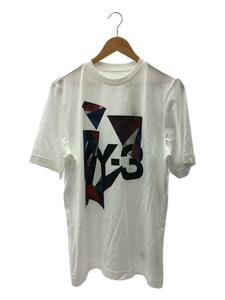 Y-3◆Tシャツ/S/コットン/WHT/IL1789