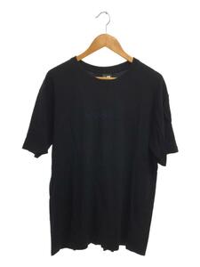 yohji yamamoto POUR HOMME◆19SS/NEW ERA Tee BLACK/Tシャツ/5/コットン/BLK/HH-T98-075