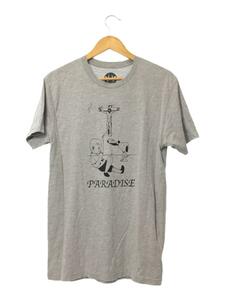 p4r4dis3/Tシャツ/M/コットン/GRY