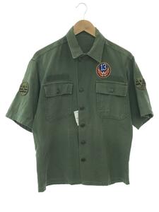 US.ARMY◆60s/リメイクシャツ/コットン/KHK/DA-36-243-QM