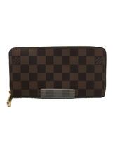 LOUIS VUITTON◆長財布/ジッピーウォレットダミエエベヌ/レディース/N41661_画像1