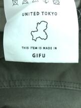 UNITED TOKYO◆ショートパンツ/405146004/ショーツ/1/コットン/カーキ/無地_画像4