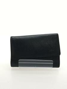 LOUIS VUITTON◆ミュルティクレ6_タイガ_BLK/レザー/BLK/メンズ