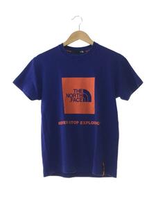 THE NORTH FACE◆RAGE S/S BOX LOGO TEE_レイジ ショートスリーブ ボックス ロゴ ティー/XS/コットン/P