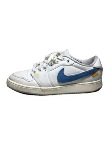 NIKE◆Air Jordan 1 Low KO White Canvas ローカットスニーカー/27cm/WHT/キャンバス