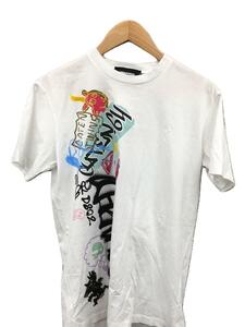 DSQUARED2◆Tシャツ/S/コットン/WHT/GRAFFITI COOL FIT TEE/s74gd0998