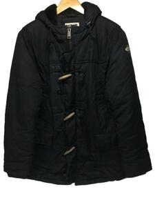 Schott◆ダッフルコート/M/ナイロン/BLK