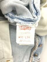 Levi’s◆ストレートパンツ/501XX/31/コットン/BLU/無地/リーバイス/90s/L36/ボタン裏552_画像5