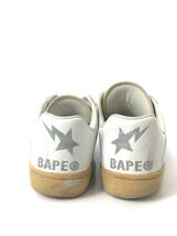 BAPE STA!◆ローカットスニーカー/27.5cm/WHT/レザー/191-013_画像7