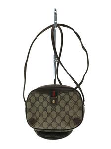 GUCCI◆ショルダーバッグ/-/BEG/総柄/156.02.066/シェリーライン/ポシェット/内側劣化有