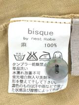 bisque by nest Robe◆長袖ワンピース/-/リネン/YLW_画像4