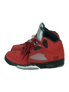 NIKE◆AIR JORDAN 5 RETRO_エア ジョーダン 5 レトロ/27.5cm/RED