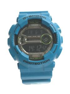 CASIO◆クォーツ腕時計・G-SHOCK/デジタル/BLU