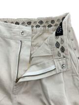 DICKIES◆ブーツカットパンツ/L/コットン/CRM/D2206W/STUDS FLARE WORK PANTS_画像3