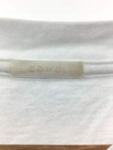 COMOLI◆Tシャツ/1/コットン/WHT/101-05002_画像3