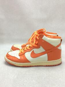 NIKE◆DUNK HIGH QK (VNTG)/ダンクハイビンテージ/オレンジ/318544-181/27.5cm/OR