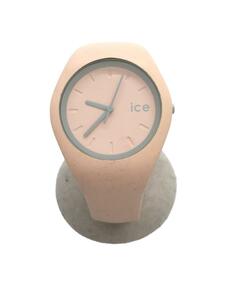 ice watch◆クォーツ腕時計/アナログ/ラバー/PNK/PNK/012971