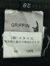 GRIFFIN◆半袖シャツ/XS/コットン/BLK_画像5