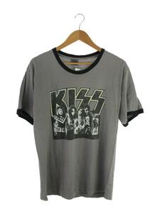 KISS/2004/リンガー/Tシャツ/M/コットン/GRY