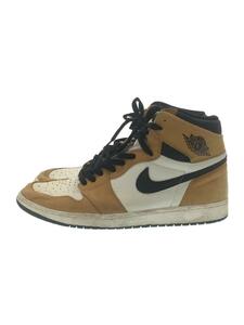 NIKE◆AIR JORDAN 1 RETRO HIGH OG/エアジョーダン1レトロハイ/ベージュ/28.5cm/BEG