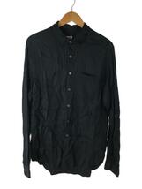 Steven Alan◆長袖シャツ/XL/レーヨン/BLK_画像1