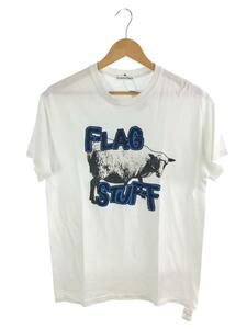 F-LAGSTUF-F◆Tシャツ/M/コットン/WHT/19SS-FS-57