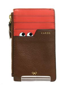 ANYA HINDMARCH* card-case / leather /BRW/ coin case /f rug men to case 