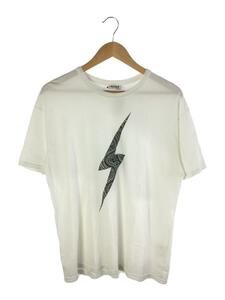 LIGHTNING BOLT◆Tシャツ/L/コットン/WHT