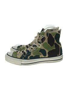 CONVERSE◆ALL STAR J 83 CAMO HI/ハイカットスニーカー/28cm/グリーン/キャンバス