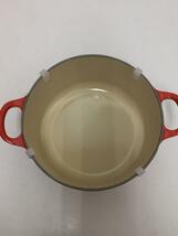 LE CREUSET◆鍋/サイズ:18cm/ORN_画像4