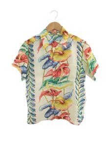 SUN SURF SPECIAL EDITION◆アロハシャツ/S/レーヨン/WHT/SS38867/ANTHURIUM