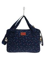 MARC BY MARC JACOBS◆2WAY/ブリーフケース/ショルダーバッグ/ネイビー/総柄/角擦れ有_画像1