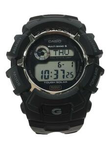 CASIO◆ソーラー腕時計・G-SHOCK/デジタル/BLK